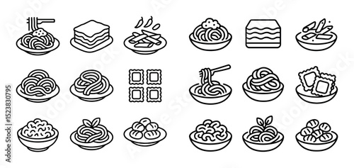 Pasta Icon Collection