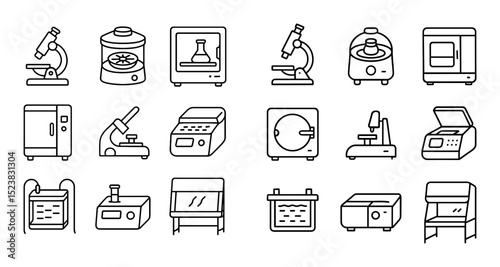 Biology Lab Icons