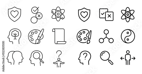 Minimalist Philosophy Icons