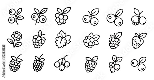Wild Berries Icons