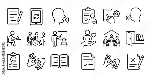 Special Needs Icons Grid