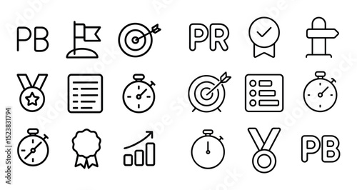 Minimalist Achievement Icons