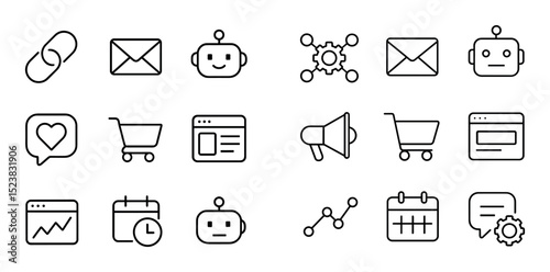 Minimal Tool Icons Grid