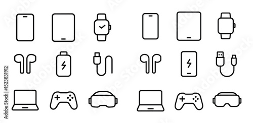Minimalist Tech Icons