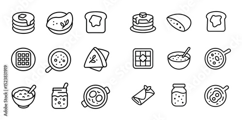 Breakfast Icon Collection