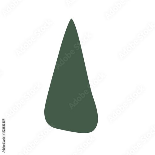 ree, green, nature, triangular, plant, silhouette, outdoor, eco, landscape, simple, flat, spring, forest, flat design, foliage, minimal