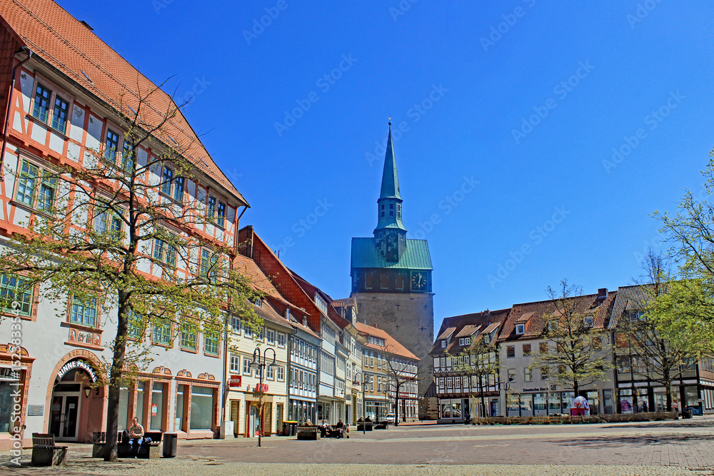 Fototapeta premium Osterode am Harz: Kornmarkt (Niedersachsen)