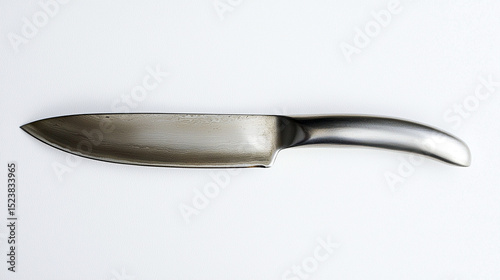 Sleek Stainless Steel Knife Minimalist Design Brushed Finish