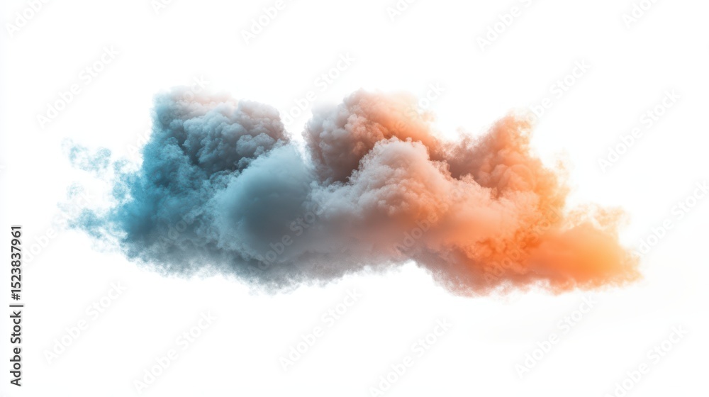 Fototapeta premium Colorful Abstract Cloud.