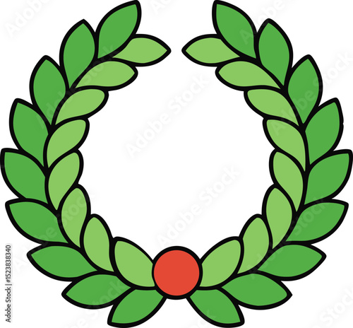 White Wreath on White Background, Minimal Floral Frame, Decorative Circle, Clean Design