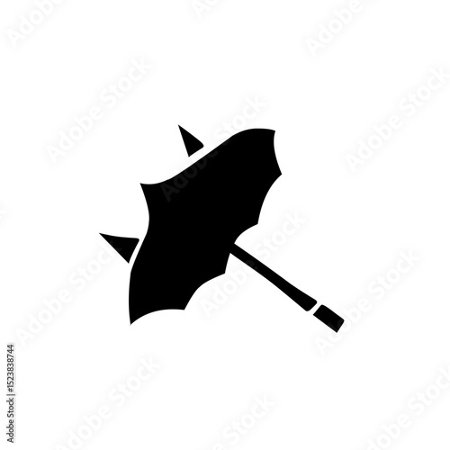 umbrella silhouette icon