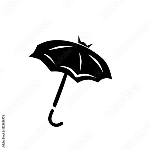 umbrella silhouette icon