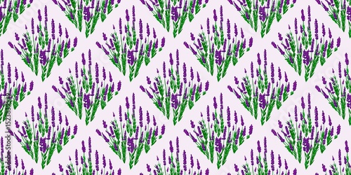 Fototapeta Naklejka Na Ścianę i Meble -  Seamless watercolour and unique floral pattern background for covers, notes, banner. Soft backgrounds colour. Watercolour art work. Flower stalk. Colourful flower.