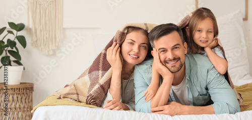Little girl and her parents...