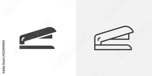 Stapler icon vector symbol for mobile apps and website UI designs.