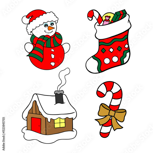 stiker natal.eps