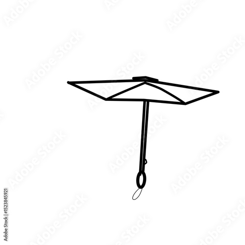 hand drawn umbrella icon
