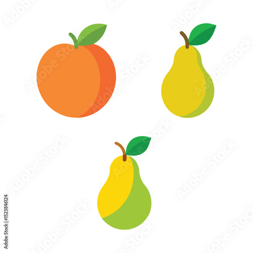 set of fruits