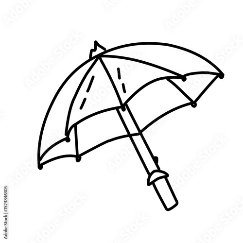 hand drawn umbrella icon