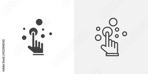 Choice icon vector symbol for mobile apps and website UI designs.