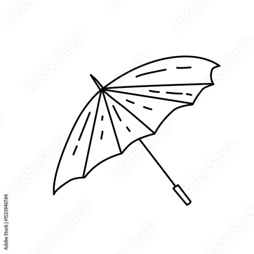 hand drawn umbrella icon