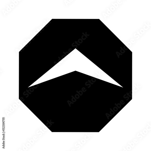 Arrow vector icon. scroll illustration sign. Direction symbol. Up web icon. Pointer logo.
