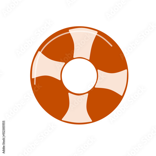Rubber float vector illustration, perfect for summer theme design