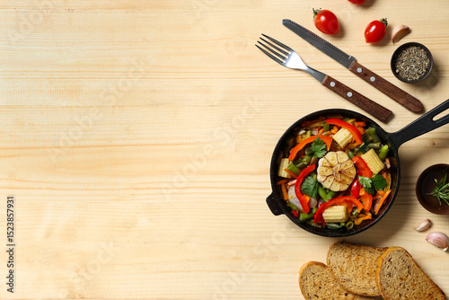 Healthy vegetarian stir-fry...