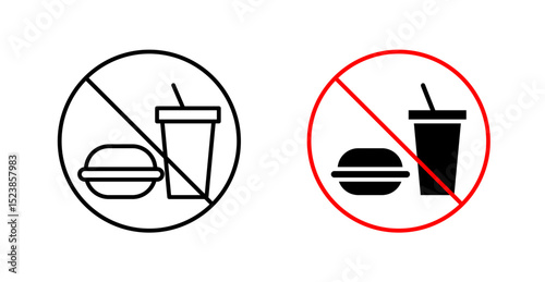 No food allowed sign graphic vectors
