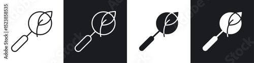 Botany icons graphic vectors