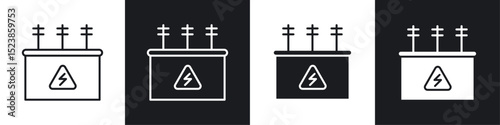 Transformer icons graphic vectors
