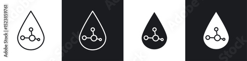 Retinol icons graphic vectors