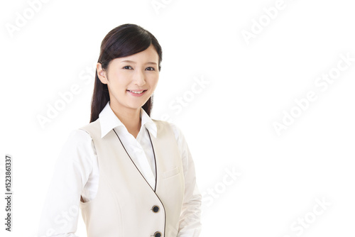 笑顔の女性