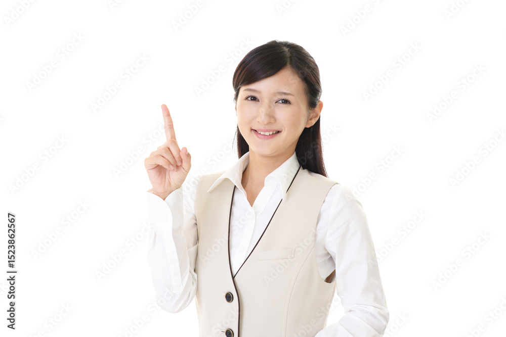 笑顔の女性 笑顔の女性