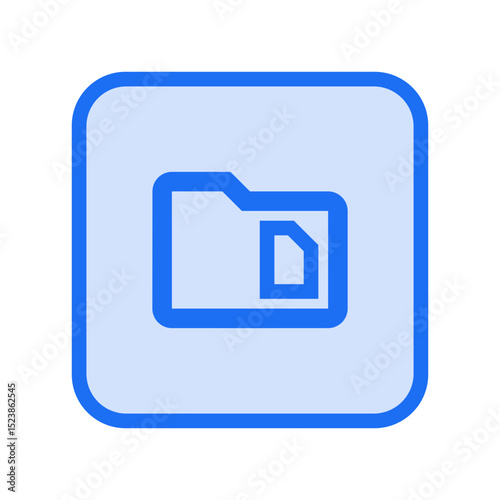 Snippet Folder Icon Outlined