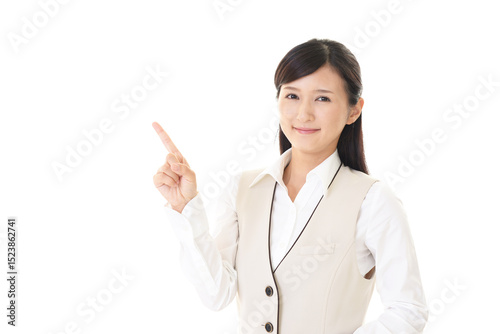 笑顔の女性