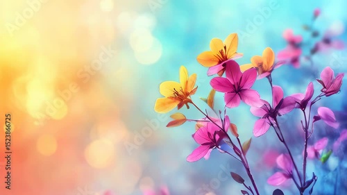 Beautiful summer flowers on the background of the side.