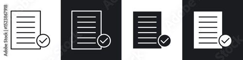 Survey icons vector graphics for web designs