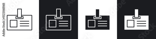 Security badge icons vector graphics for web designs