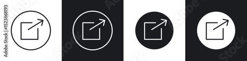 Share icons vector graphics for web designs
