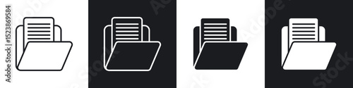 File icons vector graphics for web designs