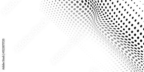 Background with monochrome dot texture. Polka dot pattern template. Background with black dots - stock vector dots basic background dots  modern arts