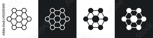 Dependency icons in solid and stroke graphics
