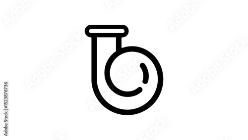 Centrifugal Pump symbol, black isolated silhouette