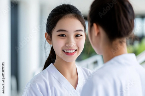 Doctor offers reassurance to patient in a hospital setting