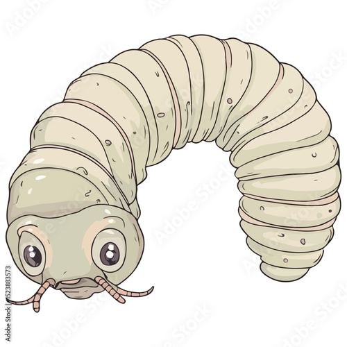 silkworm, insect, vector, transparent background, organism, bombyx mori, isolated, animal, nature