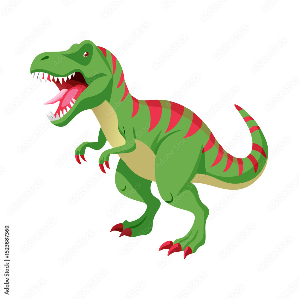 Obraz premium tyrannosaurus rex dinosaur vector