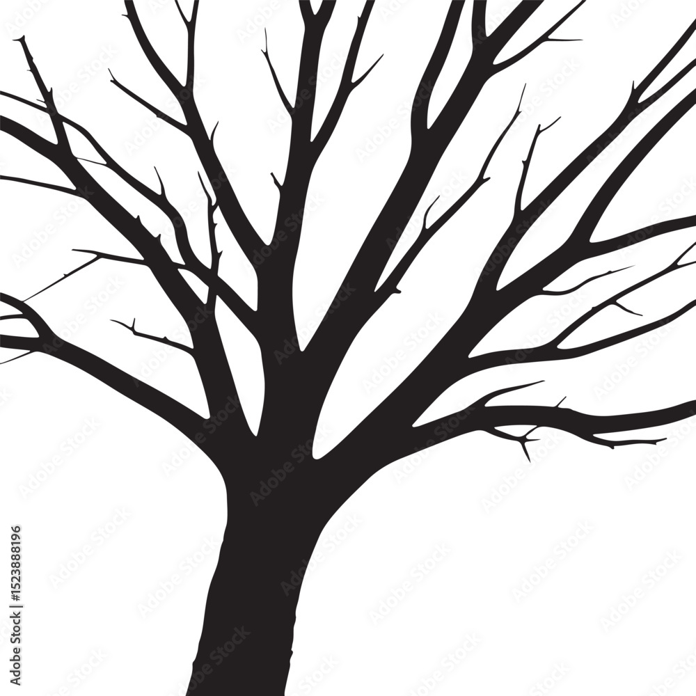 Fototapeta premium tree silhouette vector