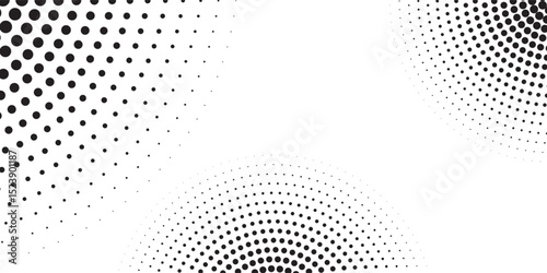 Abstract grunge halftone gradient background. Faded grit noise texture. White and black sand wallpaper modern simple