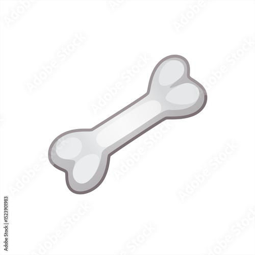 Editable dog chewing bone vector icon. Emoji bone icon. Veterinary, animal, pet care, pet shop. Vector 10 eps.